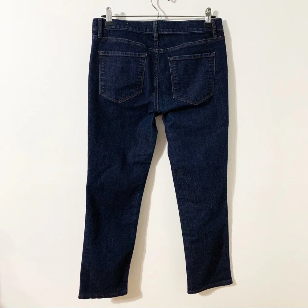 Ann Taylor LOFT Modern Straight Dark Wash Denim Jeans Five Pocket Styling 28/6